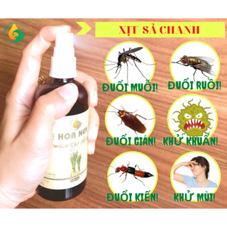Combo Rửa Chén, Lau Sàn, Xịt Sả Chanh - Sạch an toàn tiết kiệm - Hoa Nén - Vegan - 500ml