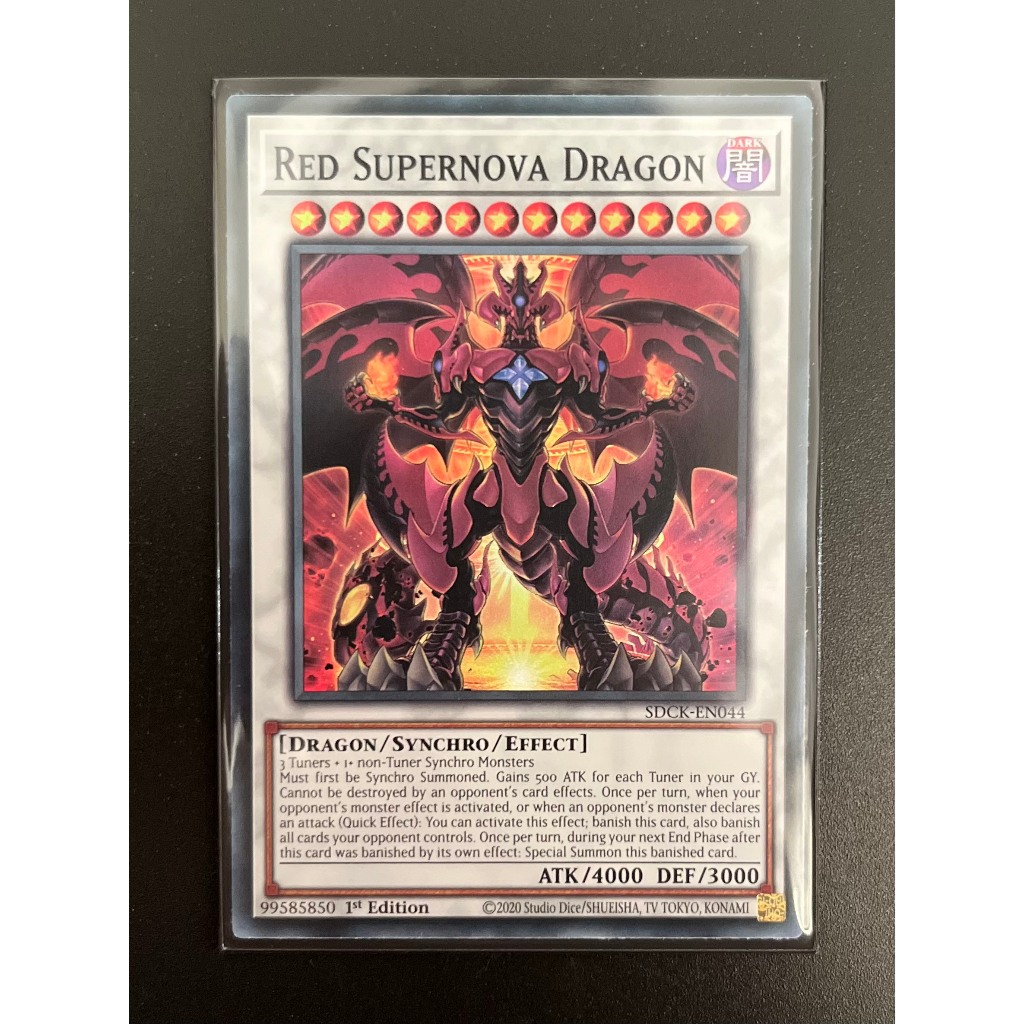 [Thẻ bài Yugioh] [TCGUK] SDCKEN044 Red Supernova Dragon Super