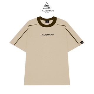 Áo Thun 1 Viền TalismanVN, Áo Viền In Cao Su Nổi, Áo Phông Nam Nữ Chất Liệu Cotton, Form Over Size 4 Màu