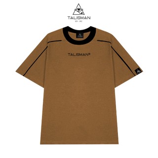 Áo Thun 1 Viền TalismanVN, Áo Viền In Cao Su Nổi, Áo Phông Nam Nữ Chất Liệu Cotton, Form Over Size 4 Màu