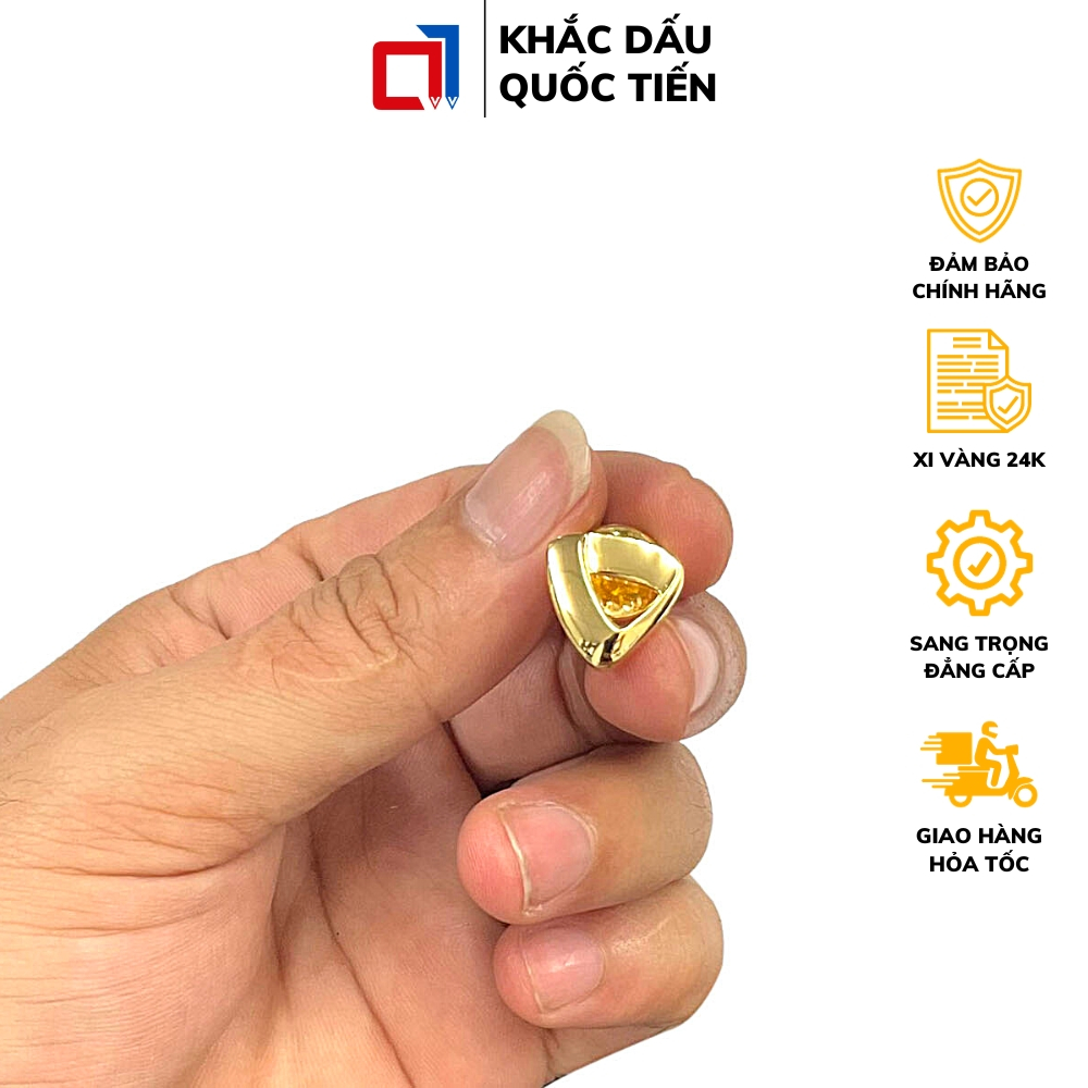 Huy Hiệu Vietcombank VCB Đeo Áo Xi Vàng 24k 1cm Gắn Khuy Bướm Hàng Loại ...