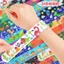 Set 2 vòng đeo tay đập tự cuộn in hình hoạt tiết đáng yêu