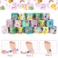 Set 2 vòng đeo tay đập tự cuộn in hình hoạt tiết đáng yêu