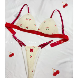 Set đồ lót, áo bralette không gọng vải xốp mềm, mát