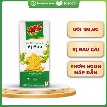 ( HCM ) COMBO 5 hộp Bánh AFC dinh dưỡng vị rau cải - hộp 170g | Shopee ...