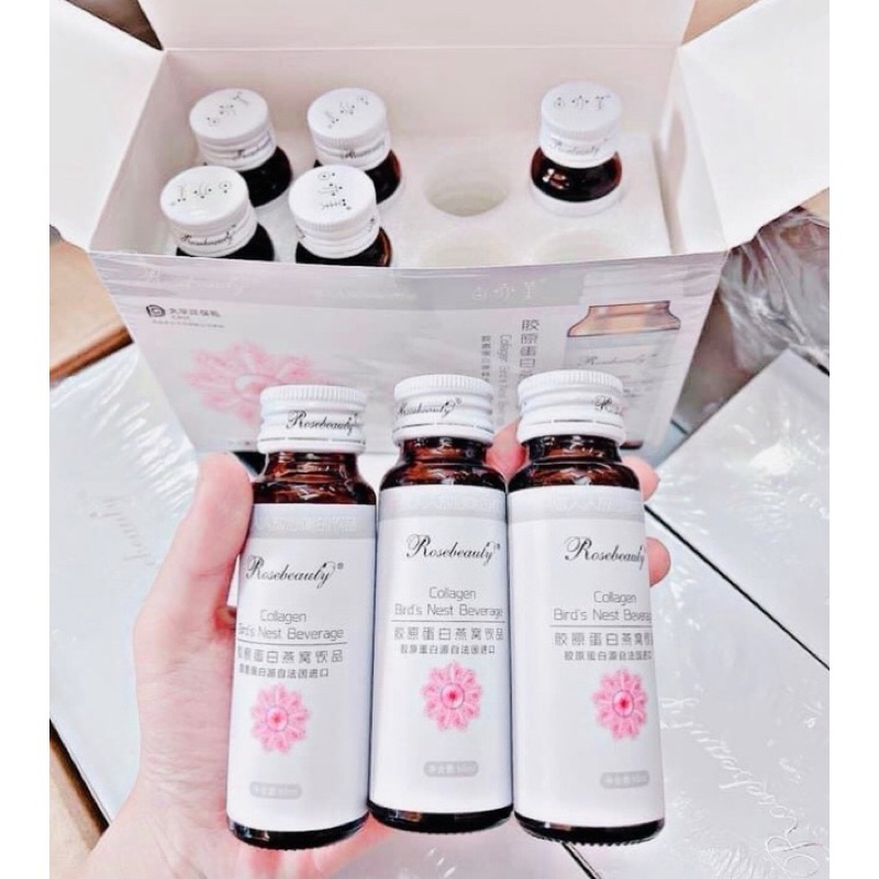 Nước Uống Collagen Yến Trắng Da Rose Beauty