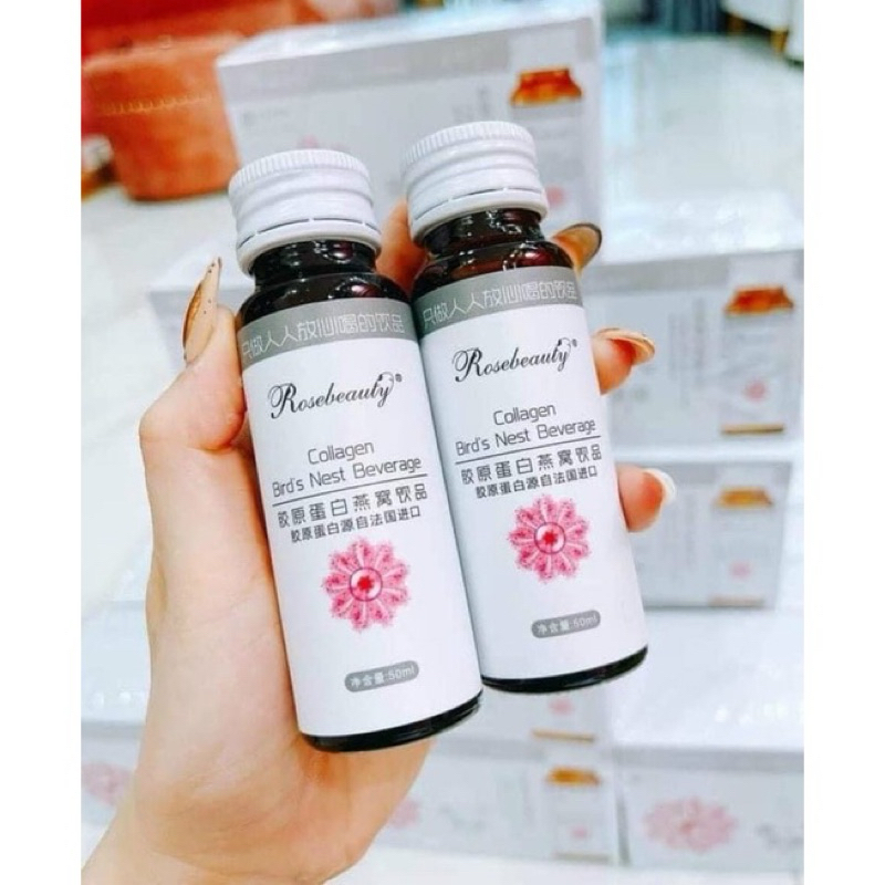 Nước Uống Collagen Yến Trắng Da Rose Beauty