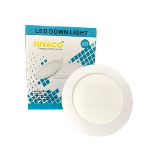 Combo 5 Đèn LED Âm Trần Siêu Mỏng TUVACO 6-18W, Siêu Sáng Tiết Kiệm Điện Bảo Hành 1 Năm