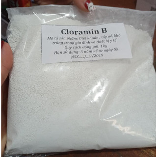 Bột Cloramin B 1000gr khử khuẩn diệt khuẩn hiệu quả dùng cho bể bơi nhà hàng bệnh viện chuồng trại ao nuôi cá