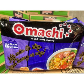 Bịch 5 Gói Omachi Bò Hầm / Sườn Hầm / Tôm Chua Cay 80gr/Gói các vị