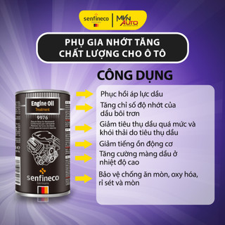 Phụ gia nhớt tăng chất lượng cho ô tô SENFINECO 9976 Engine Oil Treatment dung tích 300ml - Mvn Auto