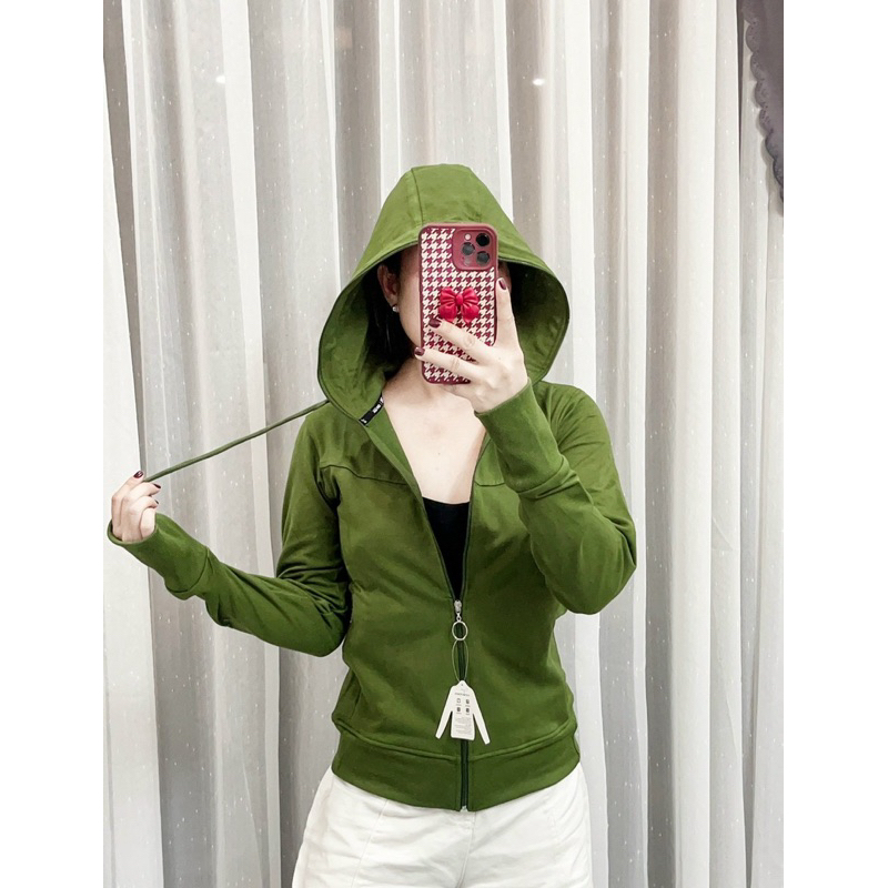 ÁO KHOÁC NỮ COTTON DA CÁ Q16 SIZE 40-77KG [ Mới ]
