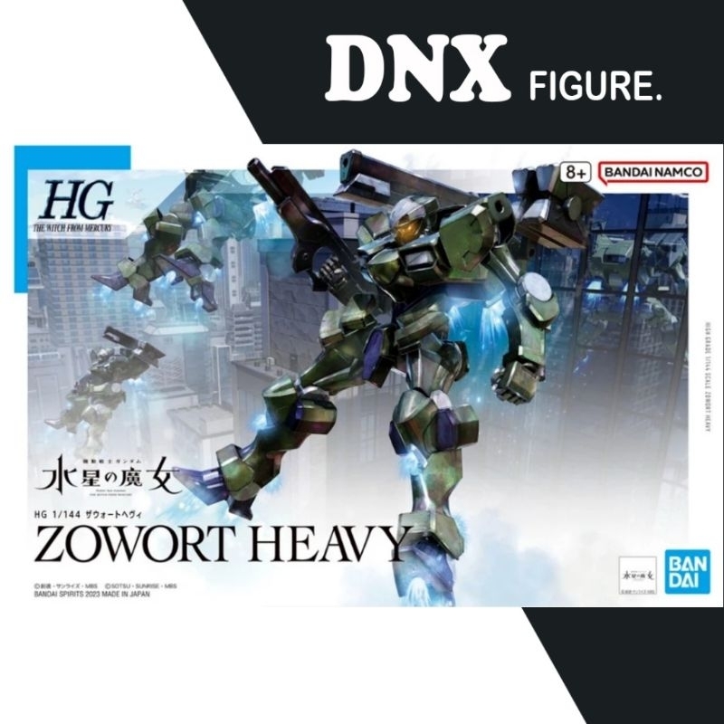 Mô Hình Lắp Ráp Gundam HG TWFM Zowort Heavy (The Witch from Mercury) (New Seal)