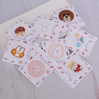 MEOWU Gương Trang Điểm Mini Hình Tròn Phong Cách Hàn Quốc Tiện Dụng Nhỏ Gọn
