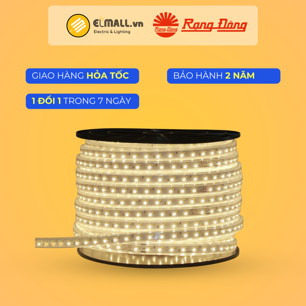 Đèn led dây Rạng Đông 7W 9W - 220V siêu sáng chống nước, LD03 | Shopee ...