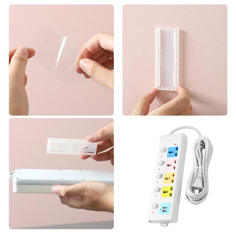 Ổ Cắm Điện USB Đa Năng Cao Cấp Chống Giật Dây Dài 4m 2 Cổng Cắm USB Có Chốt An Toàn Tiện Dụng, Ổ Cắm Điện Chịu Tải 2500W