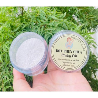 Bột phèn chua chưng cất ngăn mồ hôi nách