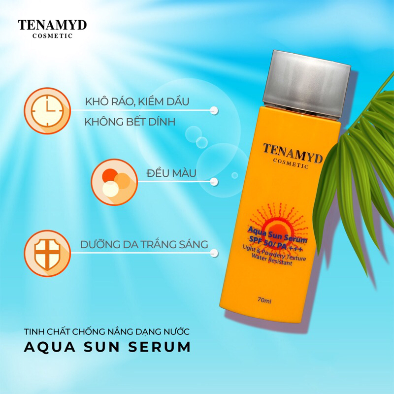 Huyết Thanh Chống Nắng Tenamyd SPF 50/PA+++ Aqua Sun Serum SPF [DATE2027]