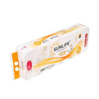 GIẤY VỆ SINH CAO CẤP SUNLIFE 12 CUỘN KHÔNG LÕI +++ (KHUYẾN MẠI 2 CUỘN)