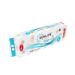 GIẤY VỆ SINH CAO CẤP SUNLIFE 12 CUỘN CÓ LÕI +++ (KHUYẾN MẠI 2 CUỘN)