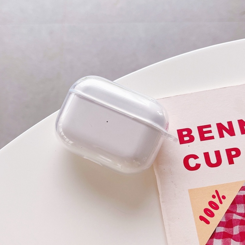 Ảnh Vỏ đựng tai nghe bluetooth không dây WB1 chất liệu TPU trong suốt, chống va đập 2