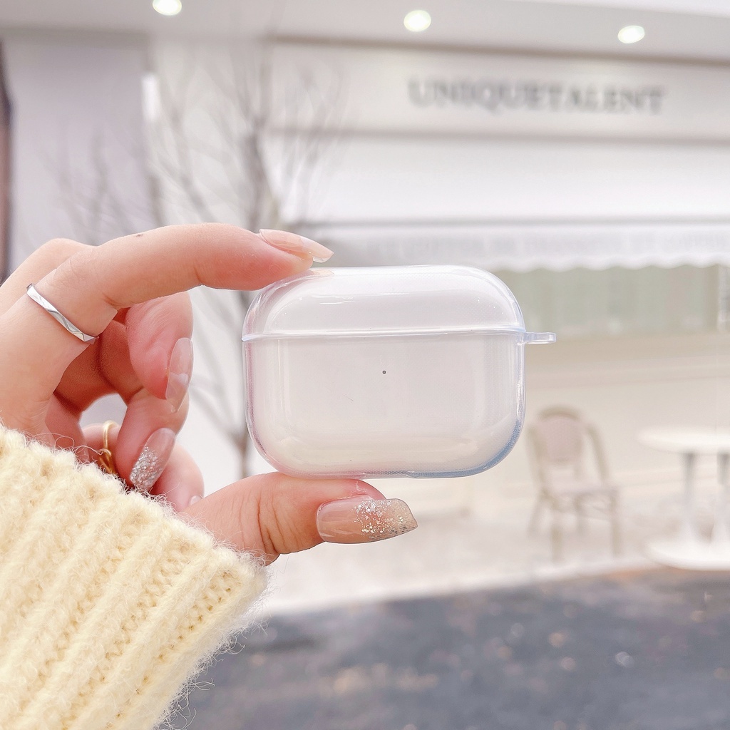 Ảnh Vỏ đựng tai nghe bluetooth không dây WB1 chất liệu TPU trong suốt, chống va đập 4