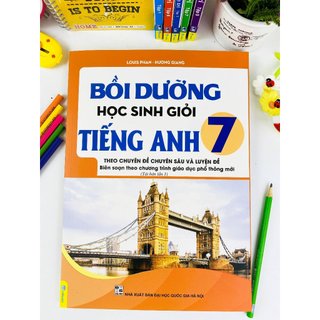 Sách - Bồi Dưỡng Học Sinh Giỏi Tiếng Anh 7- Global Success - Chuyên sâu và Luyện đề - Ndbooks