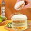 Bánh Mì Hamberger kẹp chà bông sốt SALAD