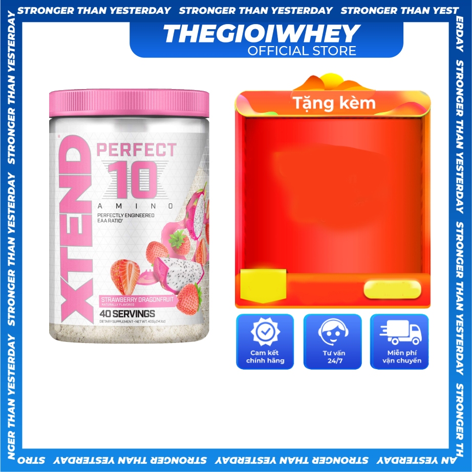 Xtend EAA PERFECT 10 AMINO, Bổ Sung Amino Acid, Hỗ Trợ Phục Hồi Cơ Bắp