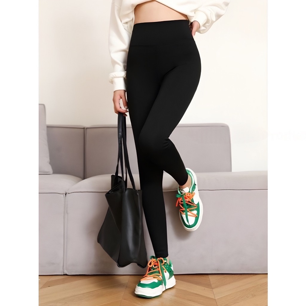 [40-60kg] Quần Legging Lót Nỉ Giữ Nhiệt Dài Nữ Unim Store Vải Thun Poly Co Giãn 4 Chiều Cao Cấp Q01