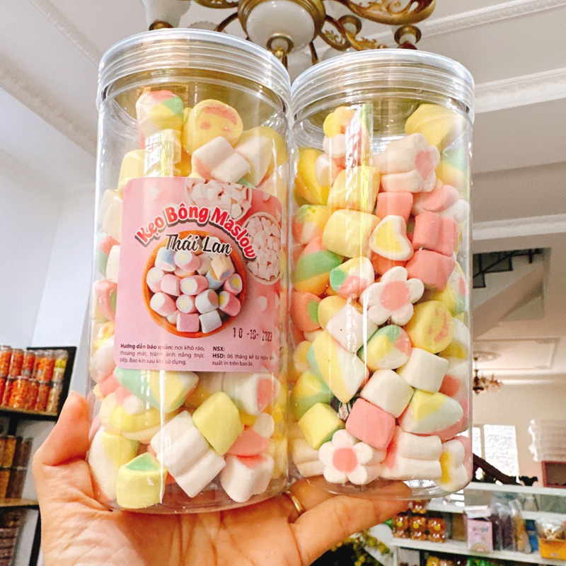 Kẹo Bông Maslow loại ngon -1Hộp 250G
