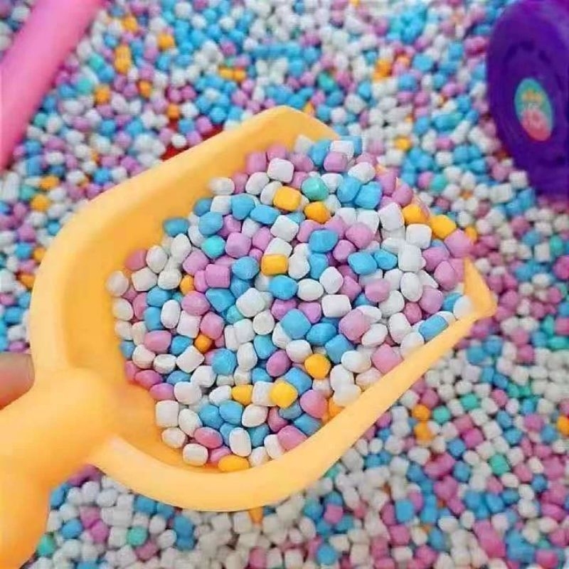 [Có Sỉ Cho Khu Vui Chơi] Hạt sứ xúc cát, đồ chơi cho bé[cao cap kg ra màu]