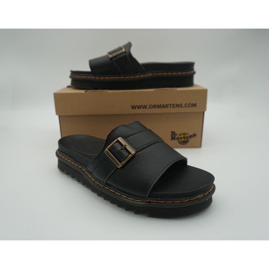 Dép doctor martens chính hãng quai ngang da bò cao cấp 2023 full hộp ...