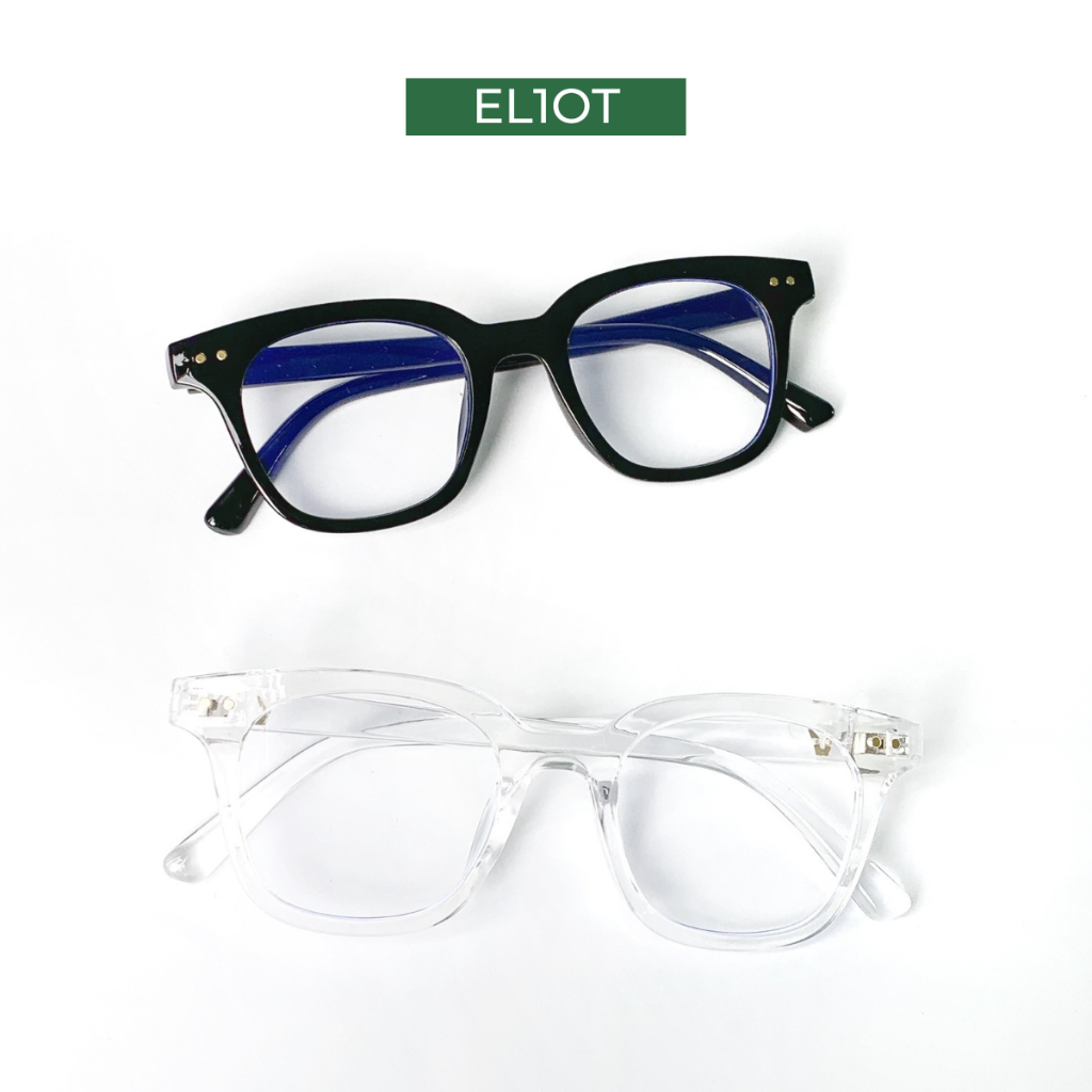 Gọng kính vuông nam nữ ELIOT EYEWEAR chất liệu nhựa cứng cáp kiểu dáng thời trang dễ đeo C0015