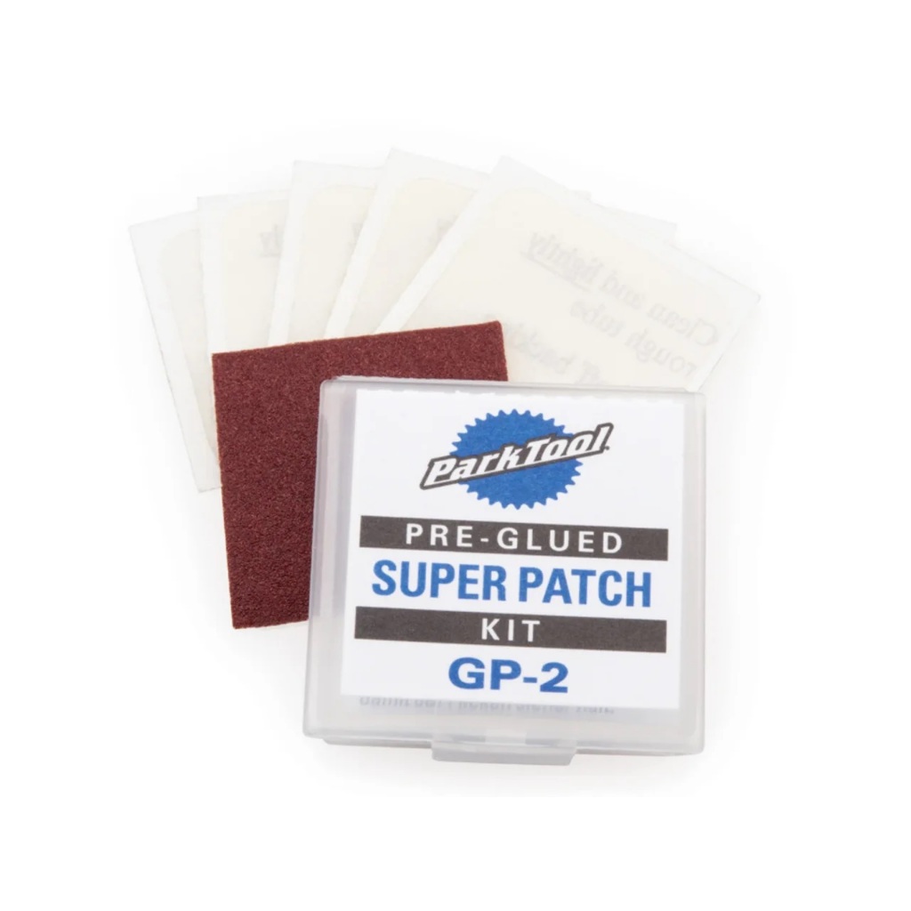thumbnail image 2 of Park Tool GP-2 Pre-Glued Super Patch Puncture Repair Kit (2 Patches) 2 of 2