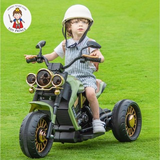 Xe Máy Điện Chạy Tự Động Cao Cấp Dành Cho Bé Động Cơ 6v6 Kèm Đèn Led Và Nhạc Kết Nối Micro USB Trọng Lượng 50kg