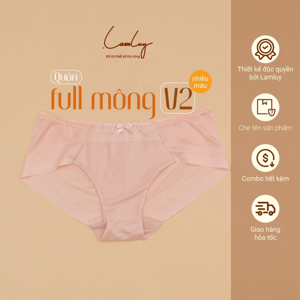 Quần lót không đường may đáy quần
