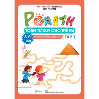 Sách - Pomath Toán Tư Duy Cho Trẻ 8 - 9 Tuổi (Combo/Lẻ) - MCbooks