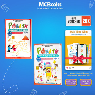 Sách - Pomath Toán Tư Duy Cho Trẻ 8 - 9 Tuổi (Combo/Lẻ) - MCbooks