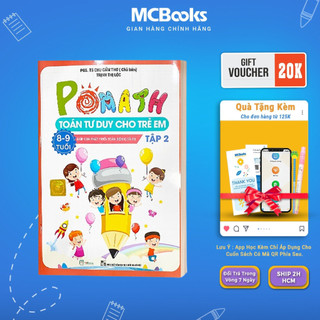 Sách - Pomath Toán Tư Duy Cho Trẻ 8 - 9 Tuổi (Combo/Lẻ) - MCbooks