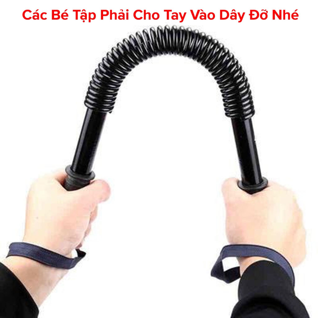 Ảnh Gậy Bẻ Lò Xo 10kg Cho Các Bé 5 - 11 Tuổi  Tập Thể Thao Thể Dục Tại Nhà, Thanh Lò Xo Đàn Hồi Kháng Lực 10kg Hãng Amalife 3