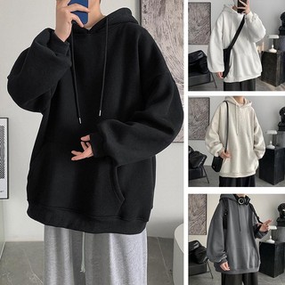 Áo Hoodie Trơn Nam nữ Unisex Form Rộng Avocado, Áo khoác Hoodie Thu Đông Chất Nỉ bông ấm áp Hàn Quốc