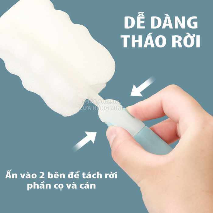 Cọ Rửa Ly Bình Đa Năng Bằng Mút Mềm