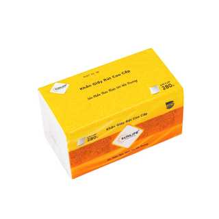 COMBO 4 GÓI RÚT - KHỔ DÀI 150MM - KHĂN GIẤY RÚT SUNLIFE 280 TỜ