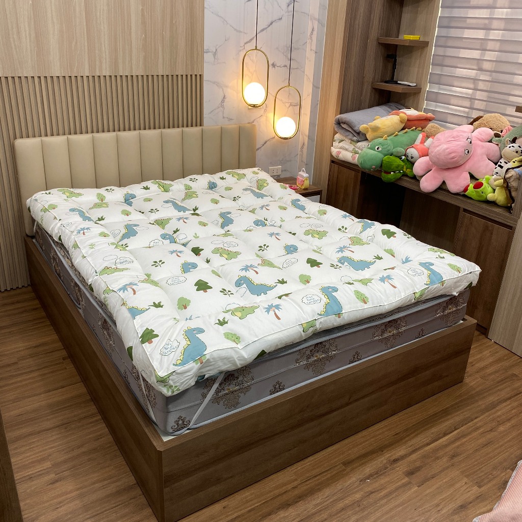 Đệm Topper Mẫu Mới Mềm Mịn, Dùng Trải Giường, Sàn Có Thế Gấp Gọn Tiện ...