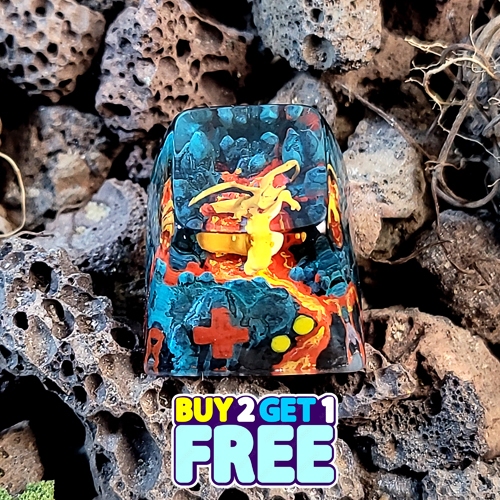 charizard pokemon keycaps , nút bàn phím cơ pokemon , pokemon keycaps ...