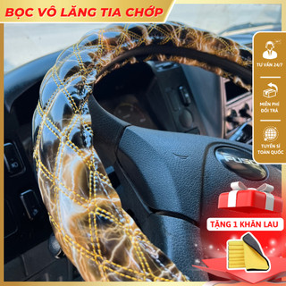 Bọc vô lăng thái tia chớp,sấm sét đủ màu đủ kích thước cho xe con, xe tải