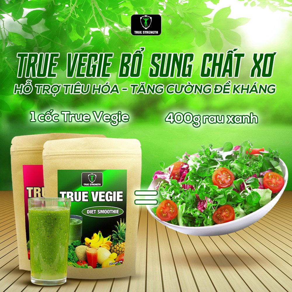 True Strength - Review True Vegie - Bột Bổ Sung Rau Củ Quả