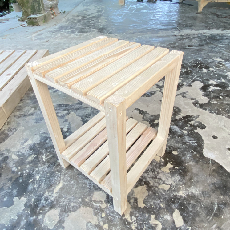 Kệ Tab Đầu Giường Gỗ Thông 2-3 Tầng Nhập Khẩu - Kệ Đa Năng Decor Phong Cách Tối Giản - TC Home