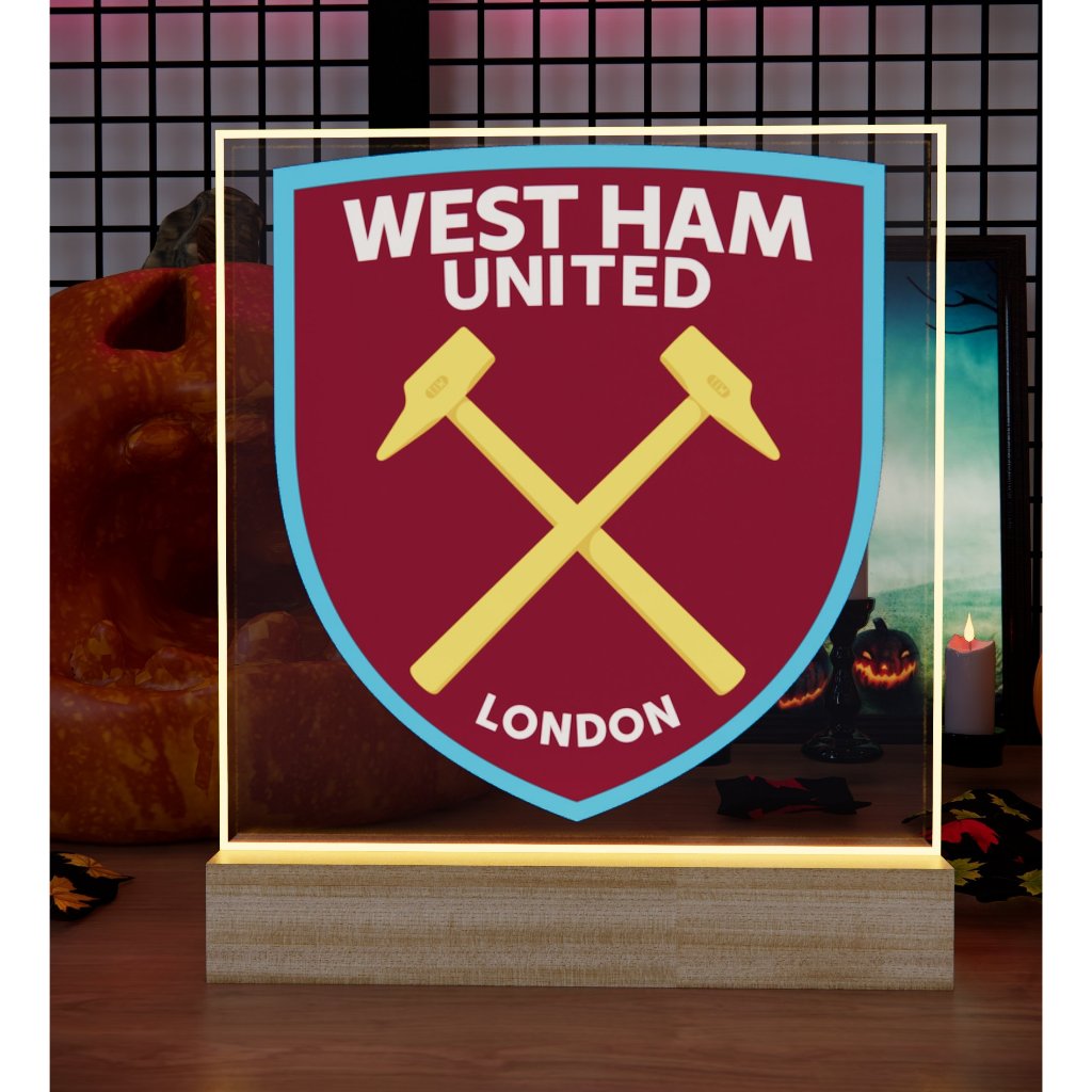 Đèn Mica Led In Logo WESTHAM. Kích Thước 20*20 8 Màu, 6 Chế Độ Nháy, Điều Chỉnh Sáng Tối Tùy Thích